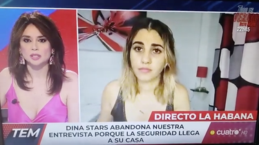 el regimen arresta a la influencer cubana dina stars mientras hablaba en vivo con un canal de television espanol