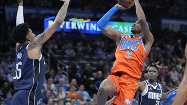 Thunder, con 33 puntos de Gilgeous-Alexander, vence a Mavs