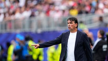 El técnico de Croacia Zlatko Dalic durante el partido contra Ghana en la fase de grupos del Mundial, el sábado 27 de junio de 2026, en Filadelfia. (AP Foto/Petr Josek)