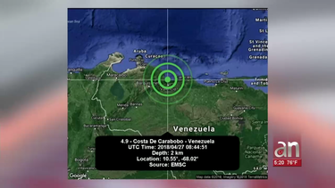 un sismo sacudio caracas y varios estados de venezuela