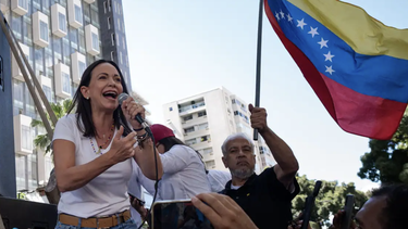 maria corina machado demanda una contundente respuesta a nivel internacional despues de la detencion de su cuarto jefe regional de campana.