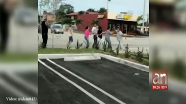 accidente de transito en hialeah termina con brutal pelea