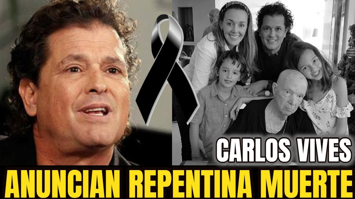 Carlos Vives de luto por la muerte de su padre