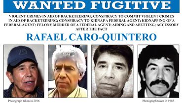 Capo mexicano Caro Quintero entre los 10 más buscados de FBI