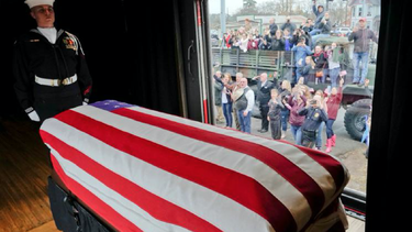 finalizan los cuatro dias de luto y ceremonias en honor a george h.w bush en houston texas
