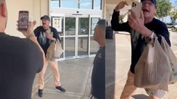 se caldearon los animos en discusion entre un grupo de cubanos y edmundo garcia  a las afueras de un restaurante en el sw de miami-dade