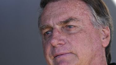 El expresidente brasileño Jair Bolsonaro en Brasilia el 5 de julio del 2024. (AP foto/Eraldo Peres)