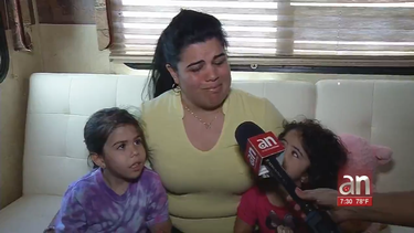 familias cubanas que viven en un campo de trailer en florida city a punto de ser desalojadas