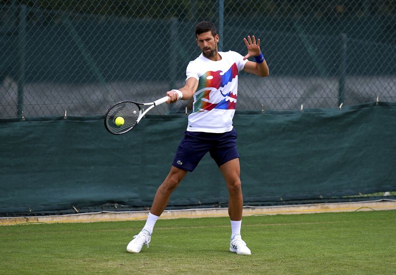 DEP-TEN WIMBLEDON-DJOKOVIC