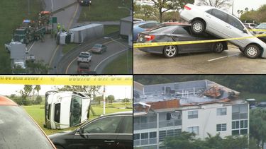 broward se recupera tras el paso del  tornado de este miercoles