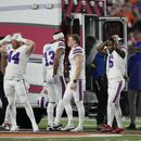 Hamlin de Bills colapsa en duelo ante Bengals