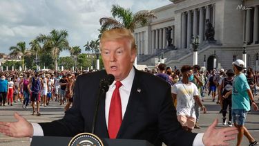 donal trump: estoy con el pueblo cubano al 100% en su lucha por la libertad
