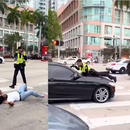 VIDEO: Policía de Miami balea a un hombre que lo intento atropellar durante festival en Bayfront Park, Downtown Miami