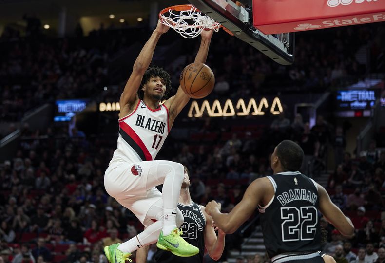 DEP-BAS SPURS-TRAIL BLAZERS