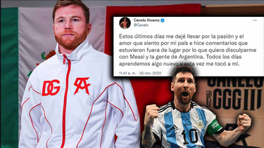 el boxeador mexicano canelo alvarez le pide disculpa a lionel messi