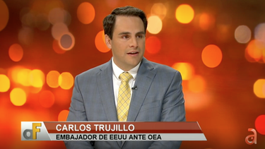 exclusiva: entrevista con el embajador de estados unidos ante la organizacion de estados americanos (oea), carlos trujillo