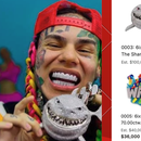 El IRS subasta las lujosas joyas de Tekashi 6ix9ine para saldar deudas fiscales