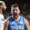 Doncic enloquece con 47 puntos, Eslovenia vence a Francia