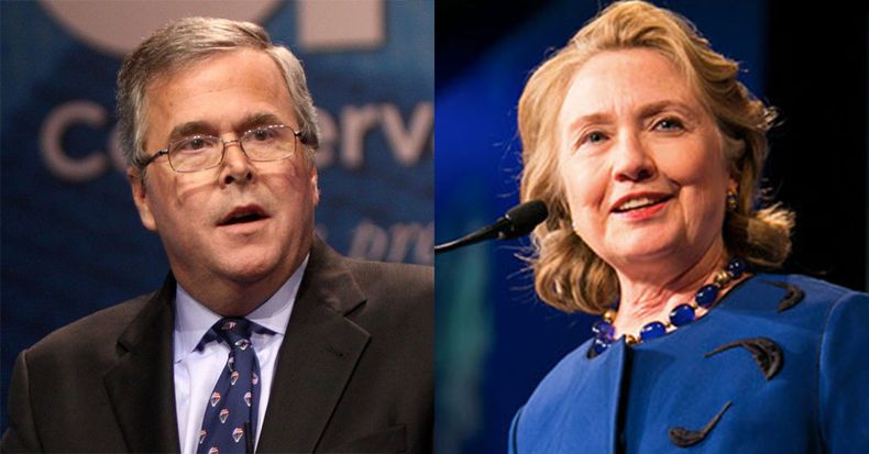 Hillary y Jeb