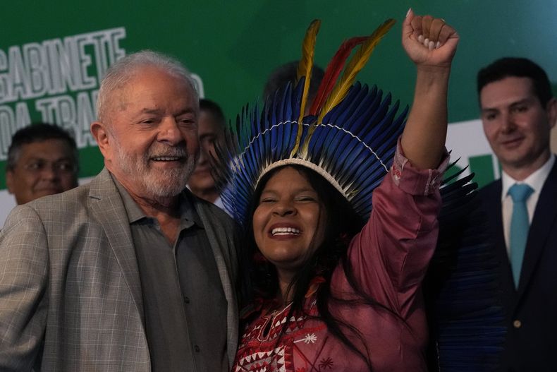 AMS-GEN BRASIL-MINISTRA INDÍGENA