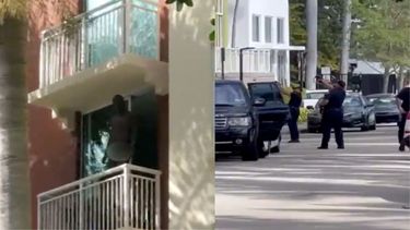 hombre se atrinchera tras apunalar a otro en un edificio de miami