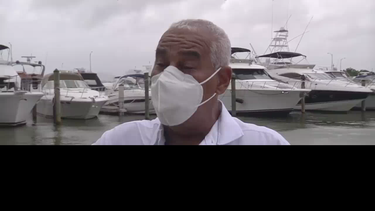 autoridades recomiendan no nadar ni pescar en la bahia de biscayne