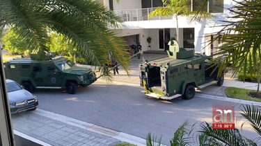 operativo policial  en exclusivo condominio en el doral termino con un arrestado