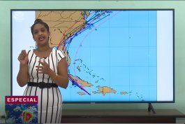 La meteoróloga cubana Ailyn Jústiz. Archivo.