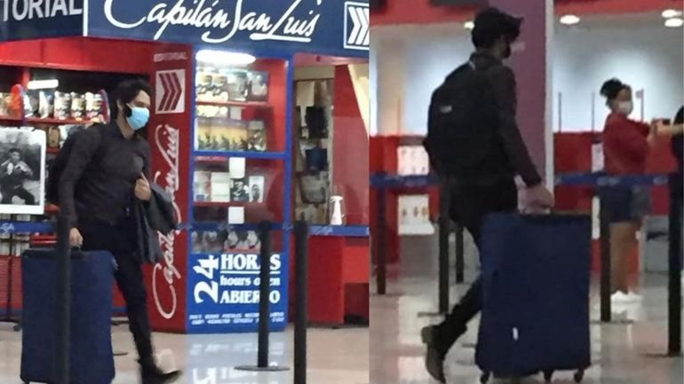 Régimen cubano publica primeras imágenes de Yunior García en el Aeropuerto Internacional José Martí