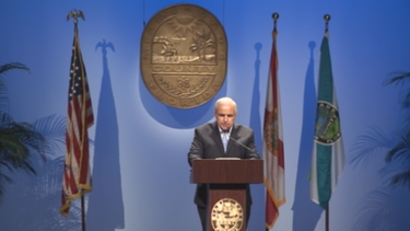 carlos gimenez pronuncio su discurso del estado del condado