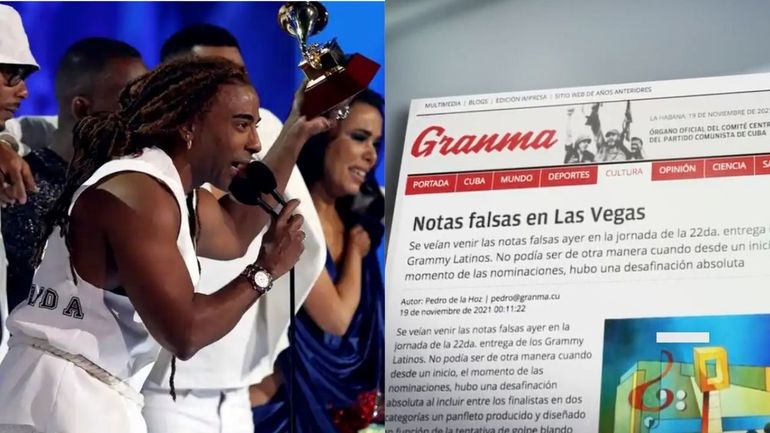 Cuba arremete contra Patria y Vida tras ganar mejor canción del año en los Grammy Latino