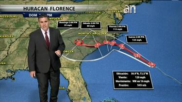 ULTIMO PARTE: Posible trayectoria  del Huracán Florence