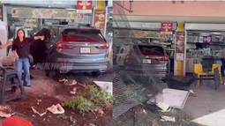 auto se estrella contra el palacio de los jugos en west kendall y deja tres mujeres heridas