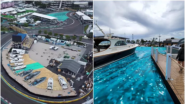 el agua falsa de la f1 miami que ha desconcertado a todo el mundo