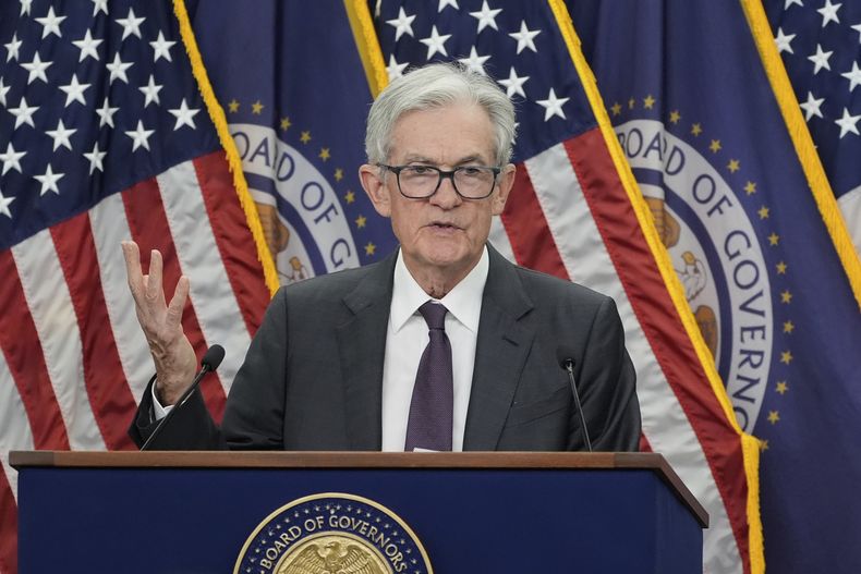 El presidente de la Reserva Federal Jerome Powell en Washington el 30 de julio del 2025. (AP foto/Manuel Balce Ceneta)