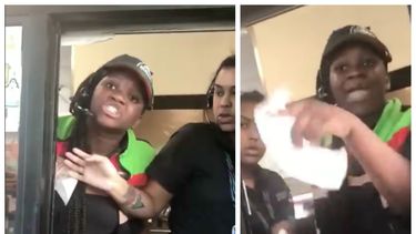 otra luisa taco bell: afroamericana de burger king llama blanco de mierda a un hispano en miami