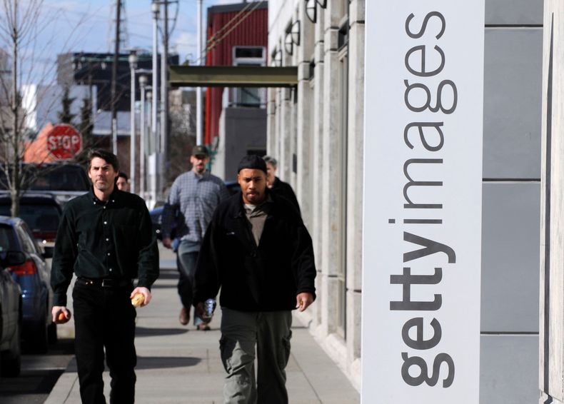 La oficina de Getty Images Inc en Seattle el 25 de febrero del 2008. (AP foto/Ted S. Warren)