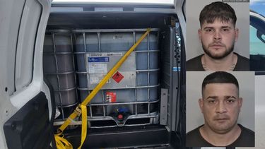 arrestan a dos cubanos de miami acusados ??de robar cientos de galones de aceite de cocina usado