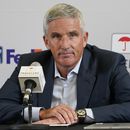 ARCHIVO - Jay Monahan comisionado del PGA Tour habla durante conferencia de prensa previo al torneo de golf Travelers Championship en TPC River Highlands el 22 de junio de 2022. (AP Foto/Seth Wenig, Archivo)