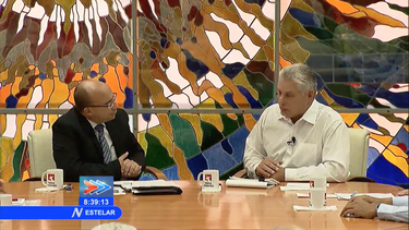 diaz-canel anuncia en television nacional una grave crisis en todo el pais