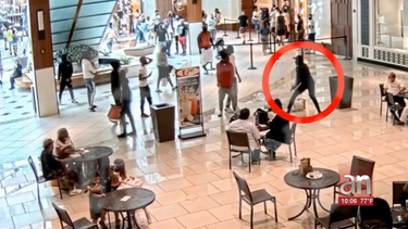 revelan el video del caos que dejo un tiroteo en el mall de aventura en miami