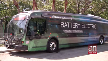 llegan los autobuses electricos al condado miami-dade