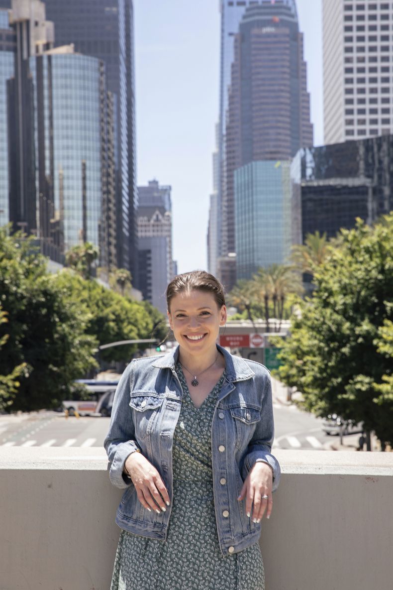 Julia Whelan posa para un retrato el jueves 24 de julio de 2025, en Los Ángeles. (Foto Rebecca Cabage/Invision/AP)