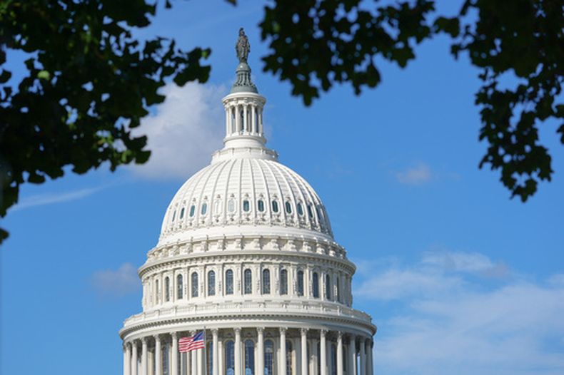 El Capitolio estadounidense en Washington el 18 de septiembre del 2026. (AP foto/Mariam Zuhaib)