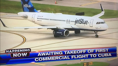 arriba historico vuelo comercial de eeuu a cuba