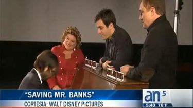 americateve | María Salas visitó los famosos estudios de Walt Disney en California y nos trae un "detrás de cámara" de cómo se filmó "Saving Mr. Banks", la historia verdadera de Mary Poppins.