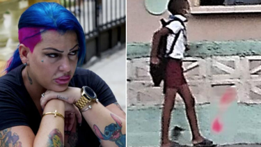 la cantante cubana la diosa pide ayuda para localizar al nino que aparece en una foto viral en las redes sociales donde se le ve que va a la escuela en chancletas por no tener zapatos