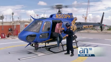 america noticias en exclusiva sale con la unidad aerea de la policia de miami