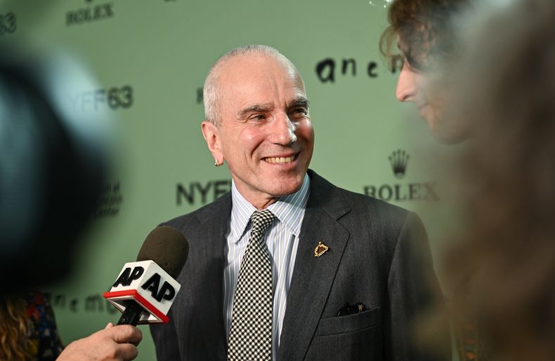 Daniel Day-Lewis asiste al estreno de Anemone en Alice Tully Hall durante el 63º Festival de Cine de Nueva York el domingo 28 de septiembre de 2025, en Nueva York. (Foto Evan Agostini/Invision/AP)