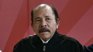 ARCHIVO - El presidente nicaragüense Daniel Ortega posa para una fotografía durante la Cumbre del ALBA el martes 14 de diciembre de 2021, en el Palacio de la Revolución en La Habana, Cuba. (Adalberto Roque, foto compartida vía AP, archivo)